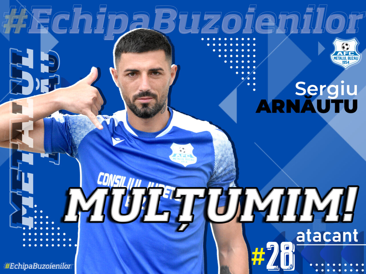 MULŢUMIM, SERGIU ARNĂUTU!