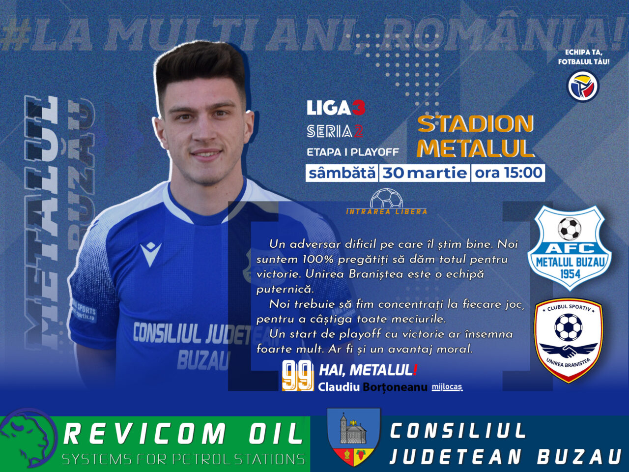 BRANIȘTEA, ADVERSAR DIFICIL