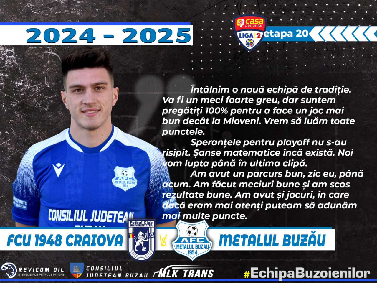 SPERANŢE PENTRU PLAY-OFF