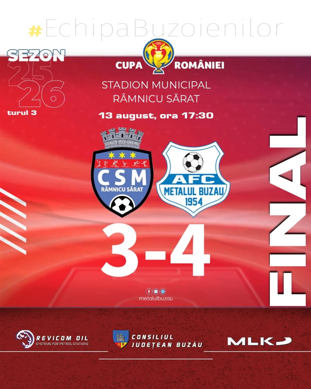 CALIFICARE ÎN PLAY-OFF-UL CUPEI ROMÂNIEI