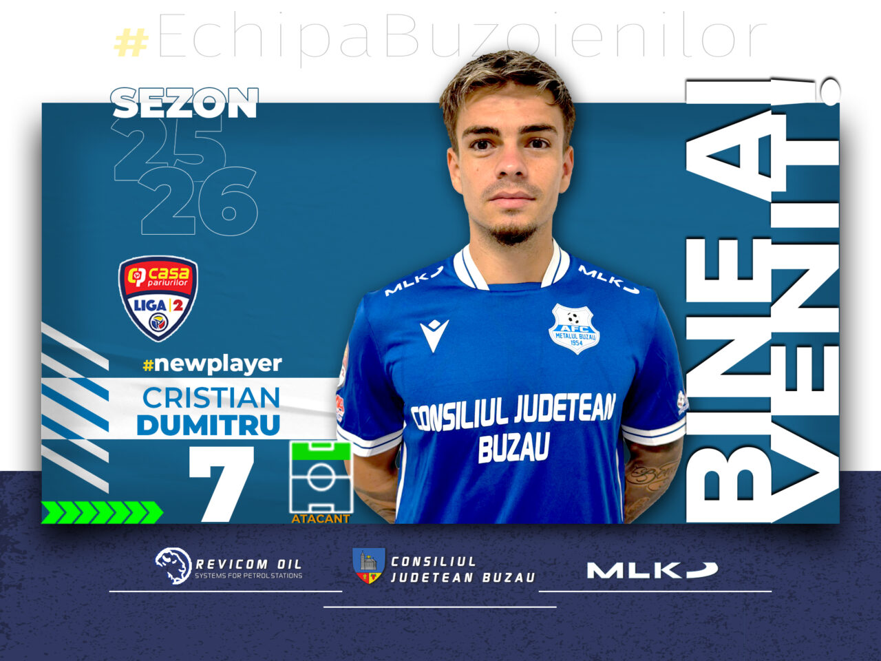 BINE AI VENIT, CRISTI DUMITRU!