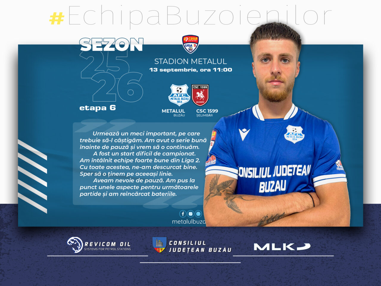 MECI DIFICIL CU CSC 1599 ŞELIMBĂR