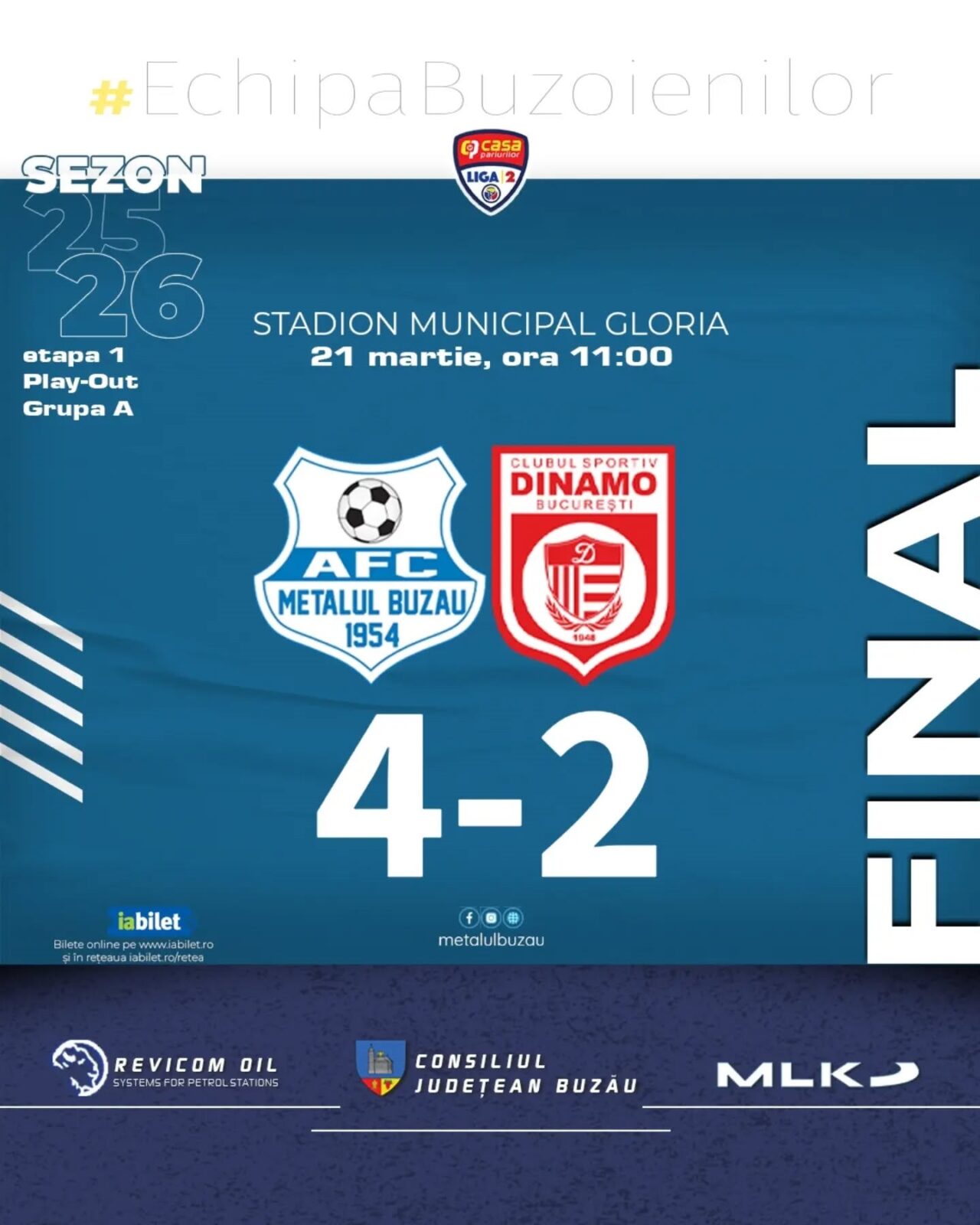 VICTORIE CU CS DINAMO