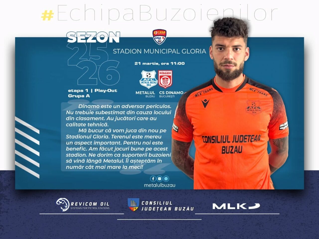 NU TREBUIE SUBESTIMAT CS DINAMO