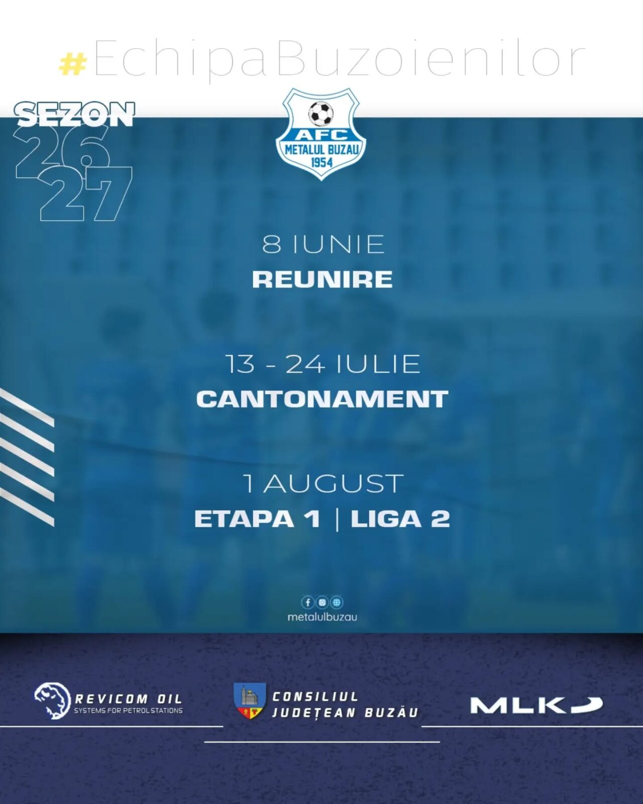 REUNIRE PENTRU SEZONUL 2026-2027